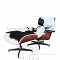 Chaise Lounge Chair and Ottoman with Pony Seat